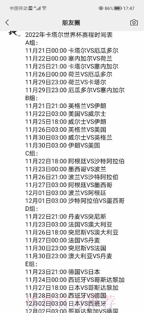 全面解析世界杯赛程预测及热门趋势